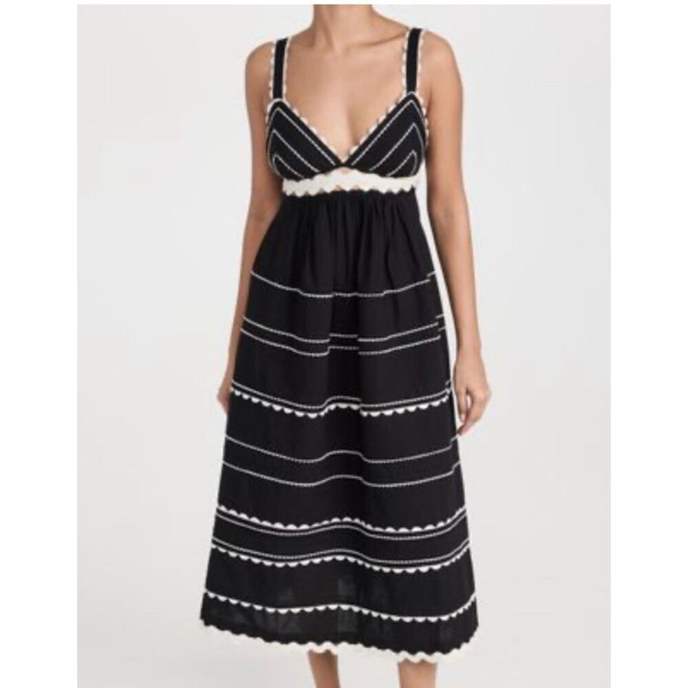 Sea NY Ryleigh Ric Rac Sleeveless Dress Size 2 - Picture 2 of 8